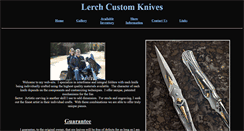 Desktop Screenshot of lerchcustomknives.com